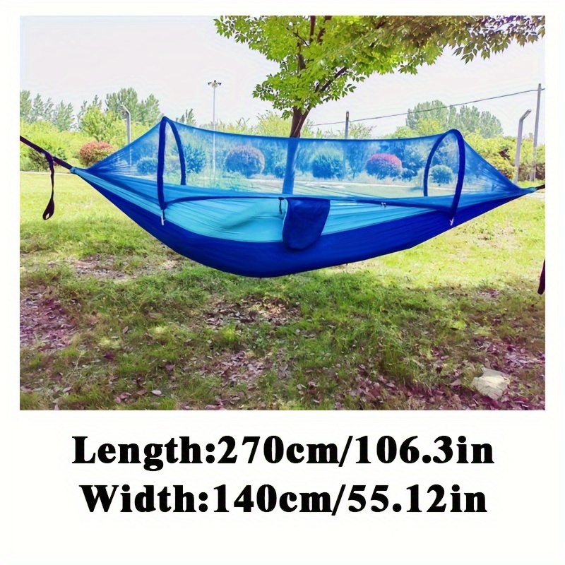 Outdoor Camping Hammock with Mosquito Net and Swing
