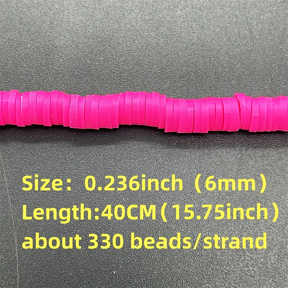 1 string 6mm Rubber spacer DIY Jewelry Findings Slices Polymer