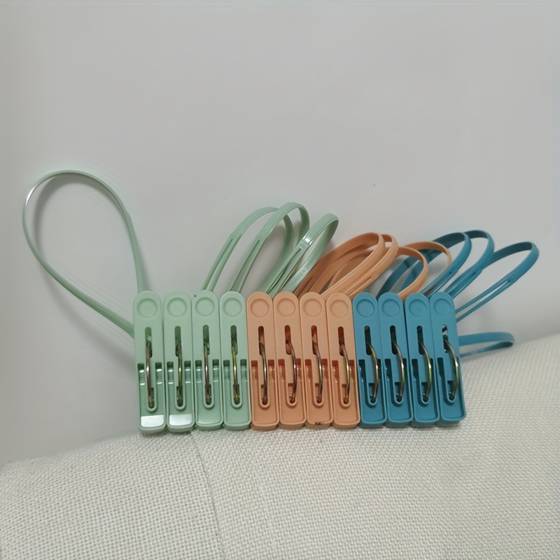 12pcs Socks Hangers Clips Drying Plastic Clips Household Small