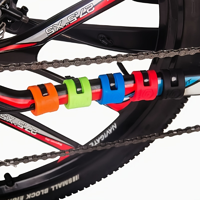 Protector de cadena para marco de bicicleta, calcomanía protectora de  silicona para el cuidado de la cadena de bicicleta, almohadilla de cadena  de