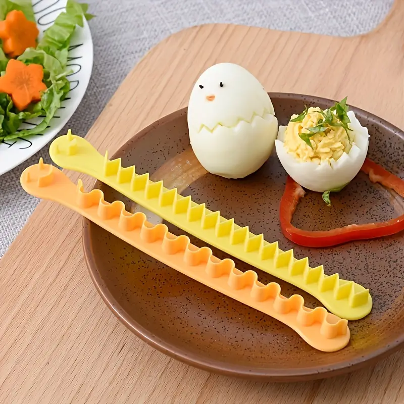 Lace Egg Cutter Water Boiled Egg Cutter Flower Shapeed - Temu