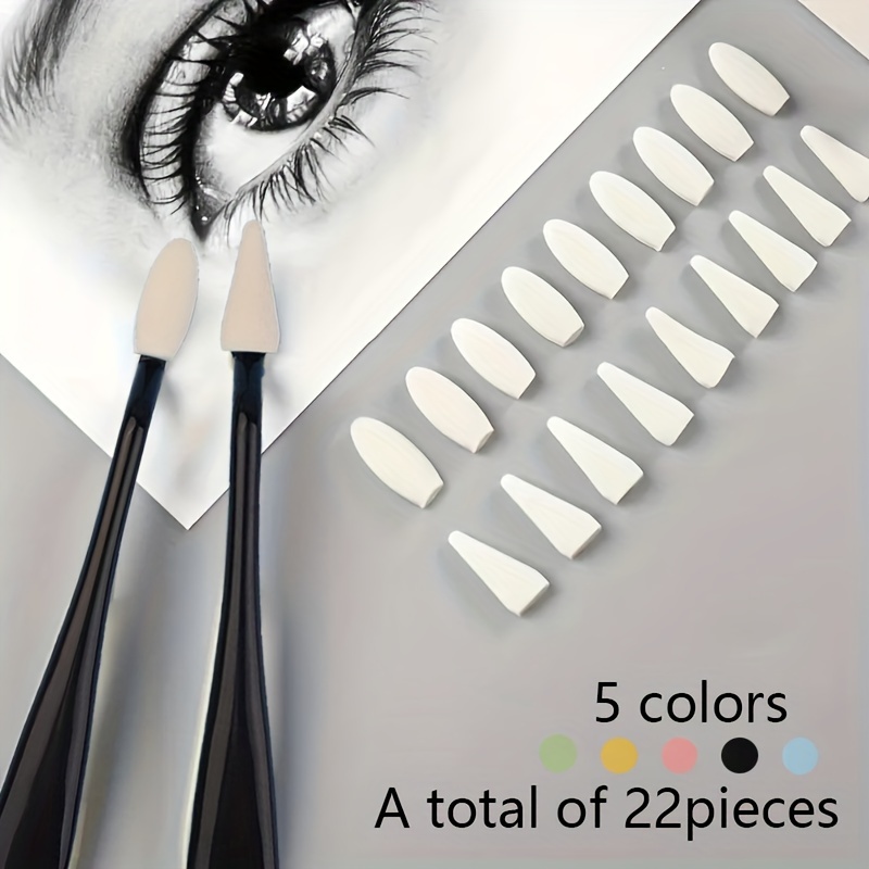 

22pcs/set Art Sketch Wipe Knife Washable Brush Sponge Highlight Artist Drawing Correction Detail Eraser Pen Sketch Tools