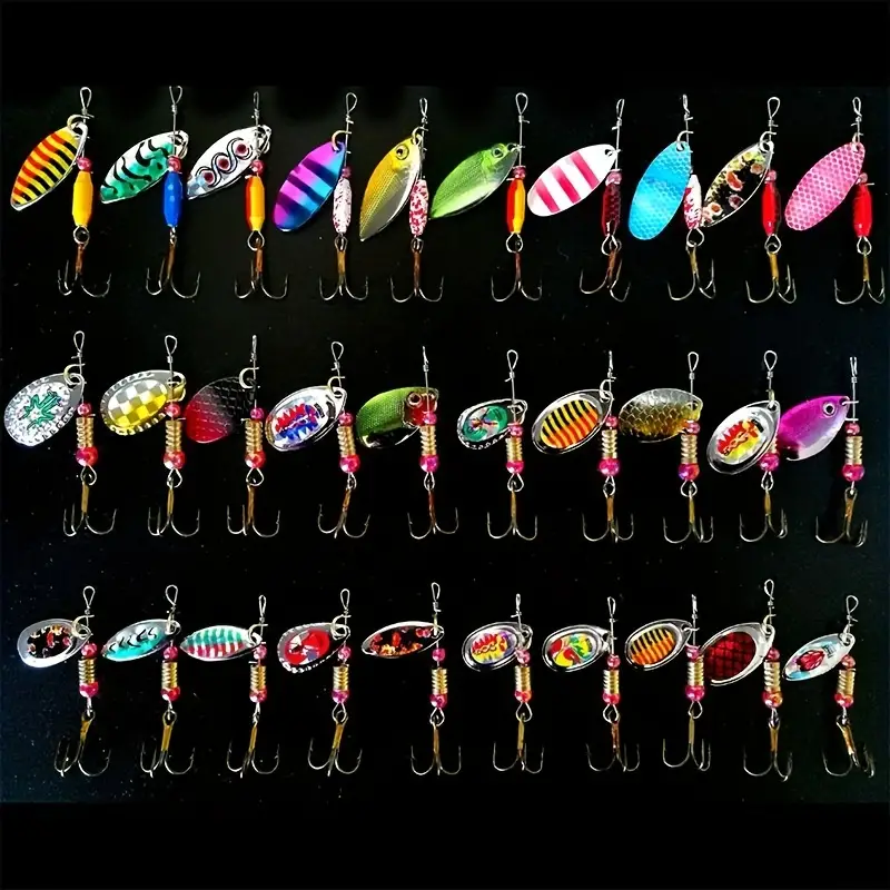 30pcs Sparkling Sequins Fishing Lure - Realistic Metal Bait for Successful  Outdoor Fishing