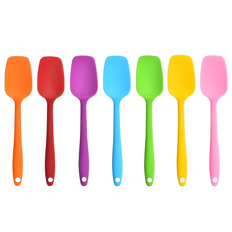 Durable Silicone Spatula With Integrated Scraper Perfect For - Temu