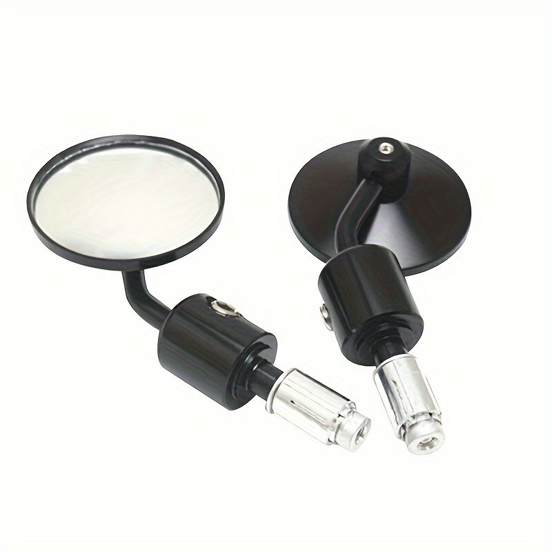 Motorcycle Bar End Mirrors Convex Rear View Side Mirror - Temu