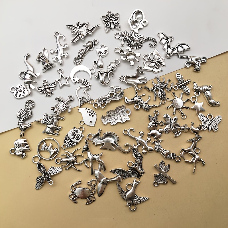 Zinc Alloy Charms Antique Silver Color Cute Phone Shape - Temu Australia