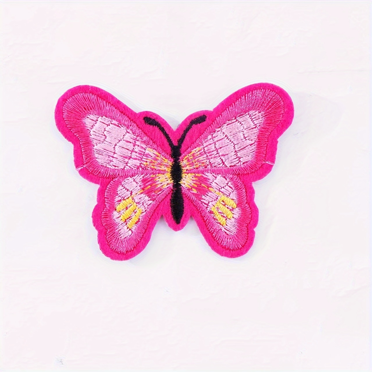 Punk Butterfly Embroidered Patches Embroidered Patches For - Temu