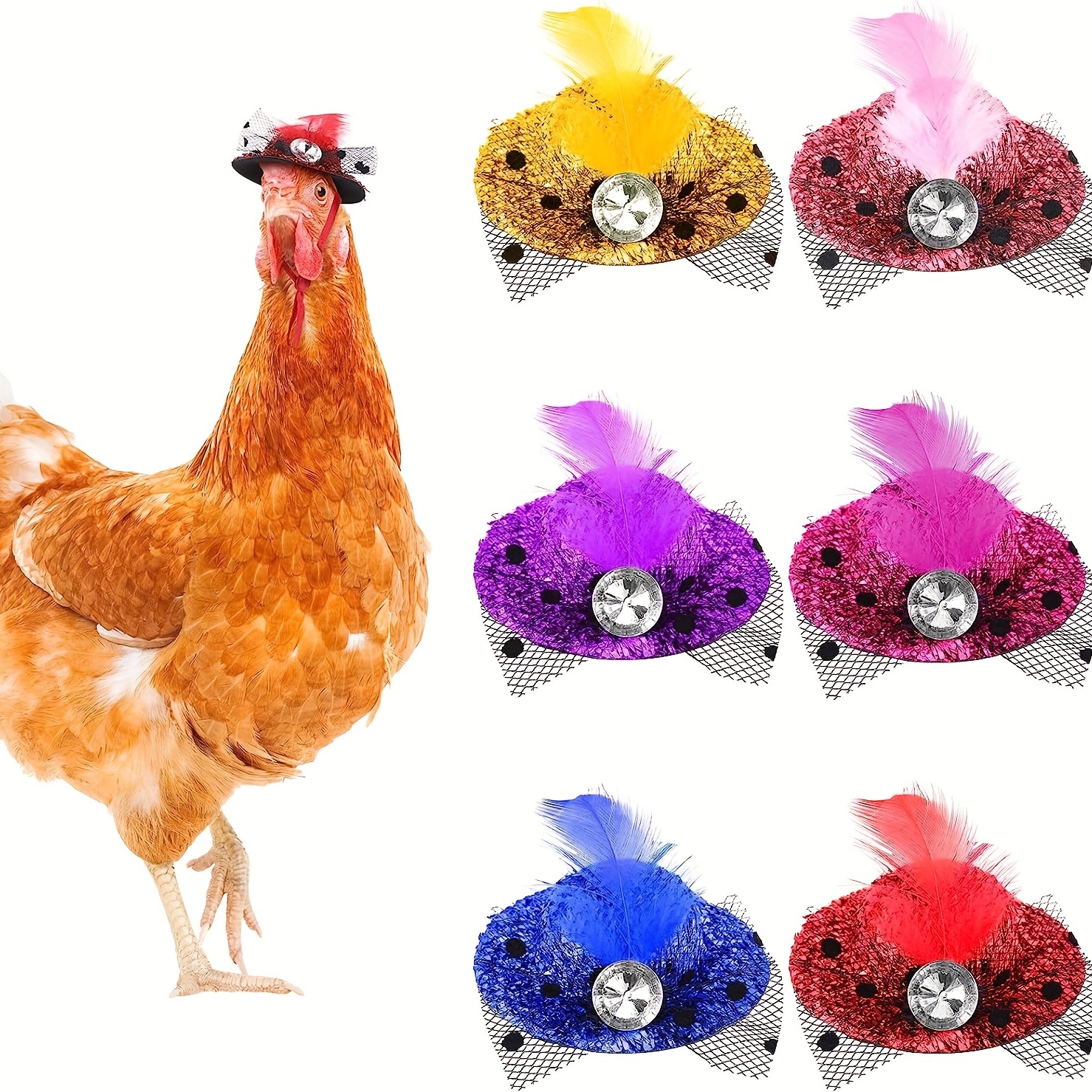 2pcs/set Adjustable Chicken Arms Toys for Costume Cosplay and Decorations -  Strong and Funny Artificial Arms for Chickens, Roosters, and Hens