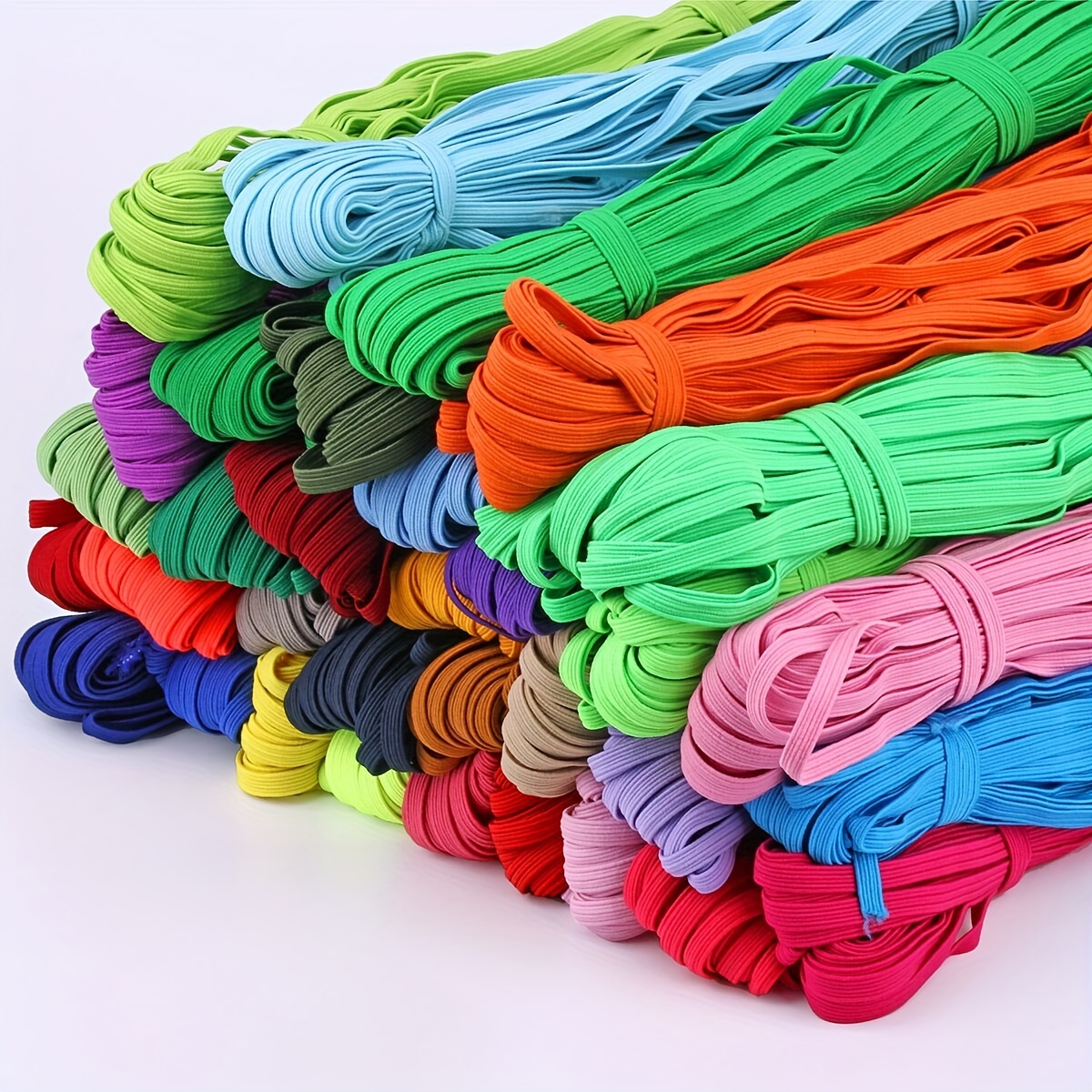 2M 1 Inch Elastic Knit Elastic Bands DIY Table Skirts Trousers