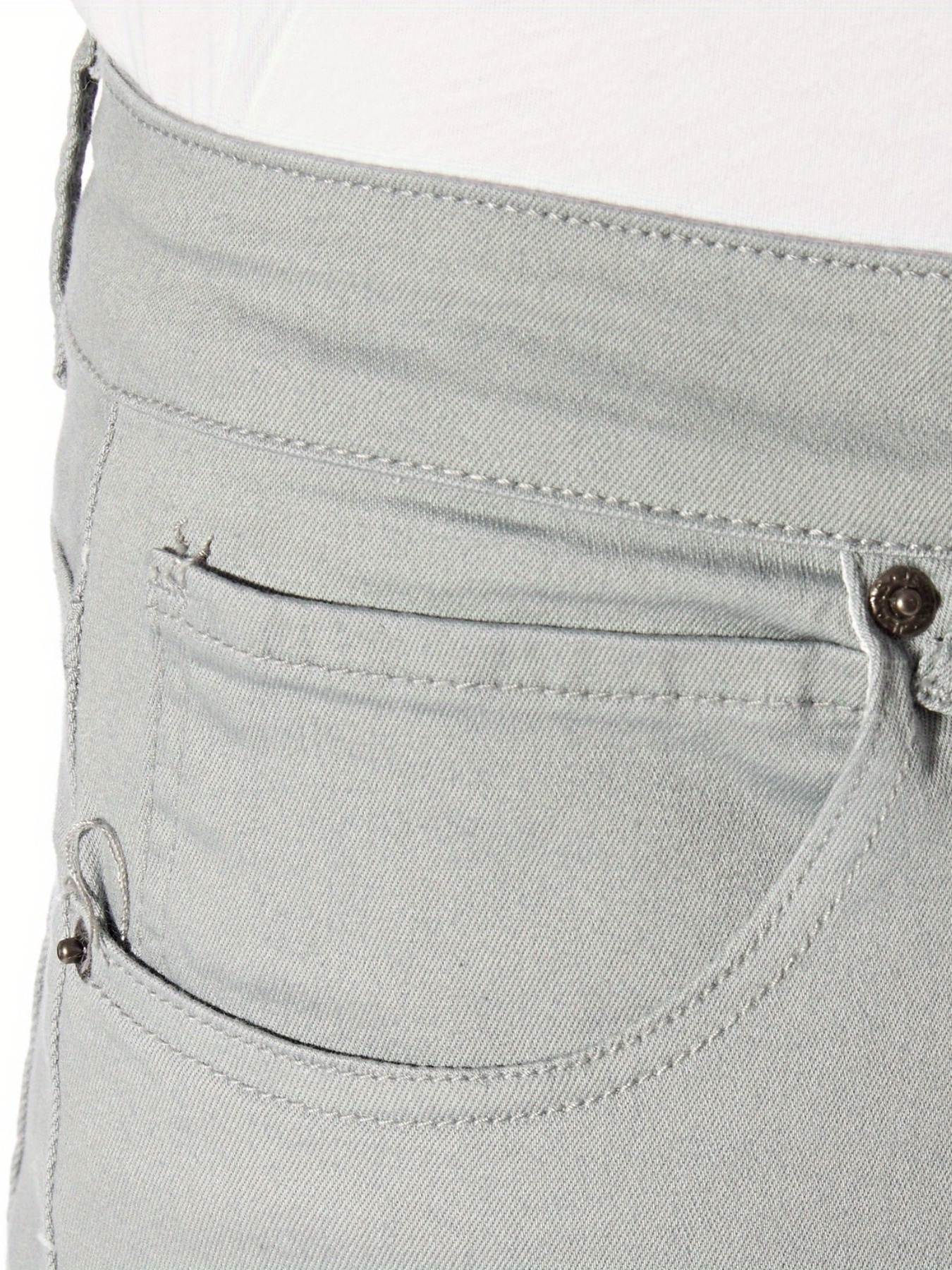 Slim Fit Casual Pants Men's Stretch Mid Pants Fall Winter