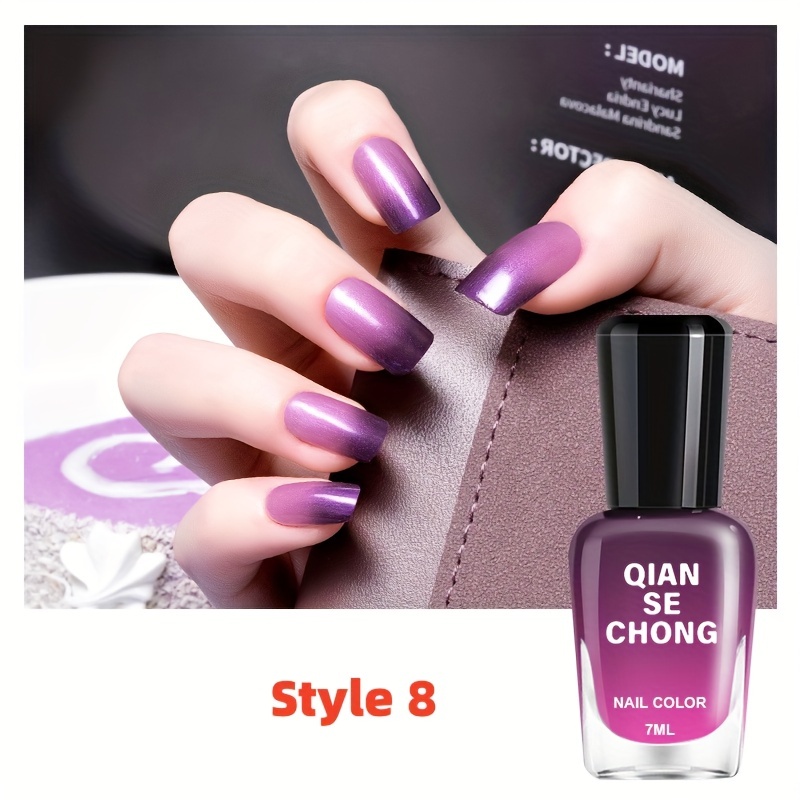 Color Changing Nail Polish for Autumn and Winter