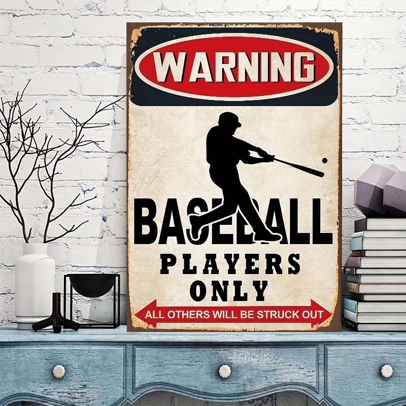 BASEBALL Vintage Wall ART. Baseball player Sport POSTER