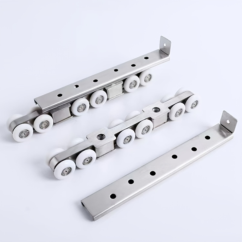  Biaungdo 4 Pairs Sliding Door Pulley, Closet Door Wheels  Sliding Door Rollers Wheels Furniture Door Hardware for Cabinet, Wardrobe,  Closet : Tools & Home Improvement