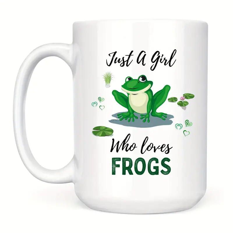 Just A Girl Who Loves Frogs Mug Frog Mug For Frog Lovers - Temu