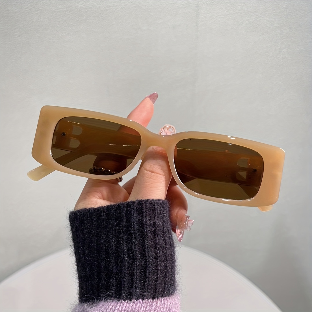 New Rectangle Sunglasses Women Luxulry Brand Designer Vintage Square S –  Jollynova