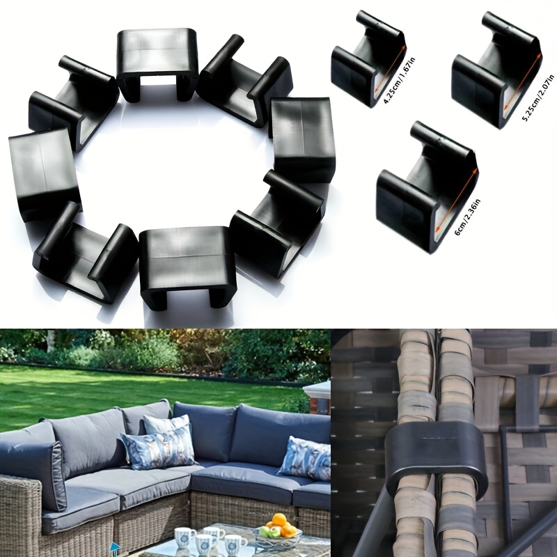 Curved Outdoor Sofa Couch Connectors Furniture Clips, Furniture