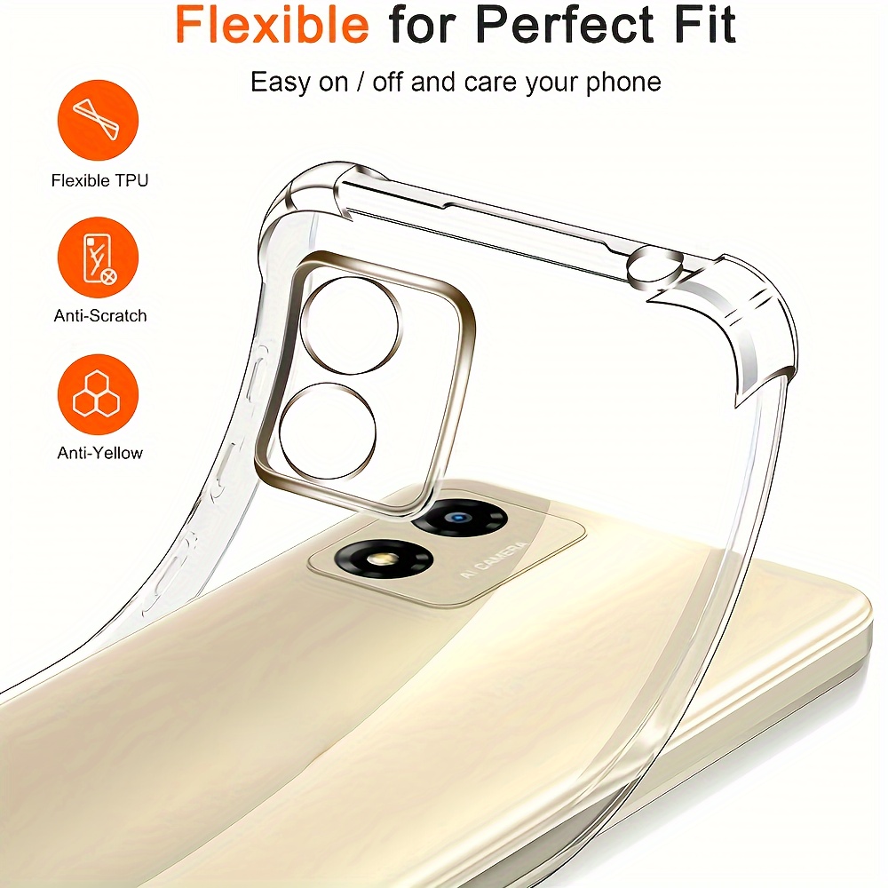 Clear Case Motorola Moto E13 Cristal Suave Tpu Transparente - Temu