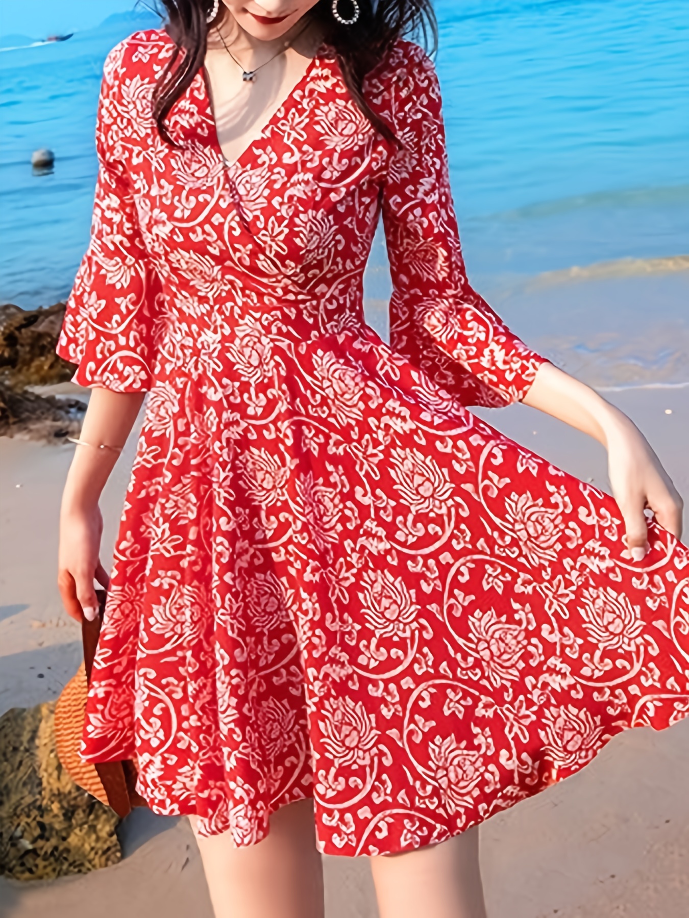 Flower print hotsell summer dresses