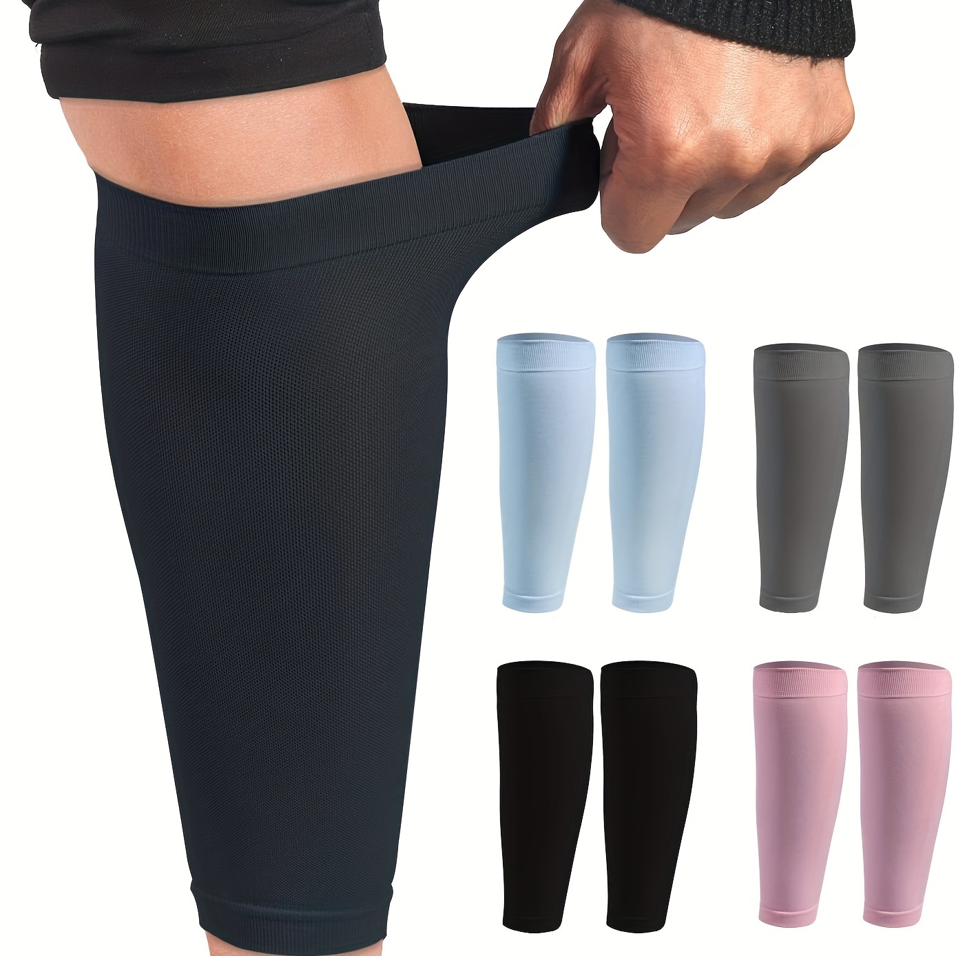 Calf Compression Sleeves, Relief Calf Pain, Calf Support Leg for Recovery, Varicose  Veins, Shin Splint, Running, Cycling, Sports Men Women 