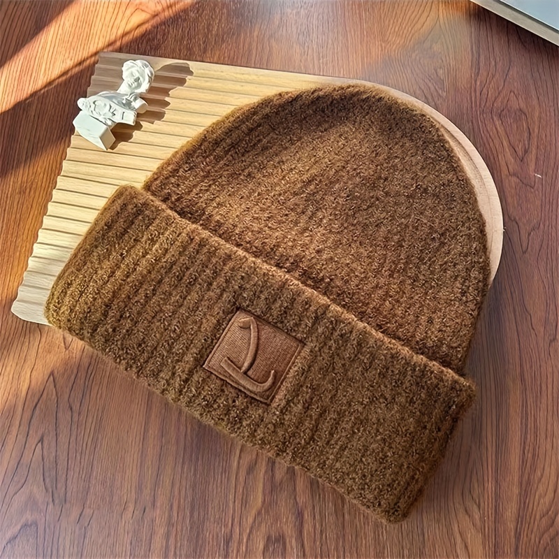 Cappello Sci Caldo Lavorato A Maglia Uomo Autunno E Inverno 1 Pezzo -  Gioielli E Accessori - Temu Italy