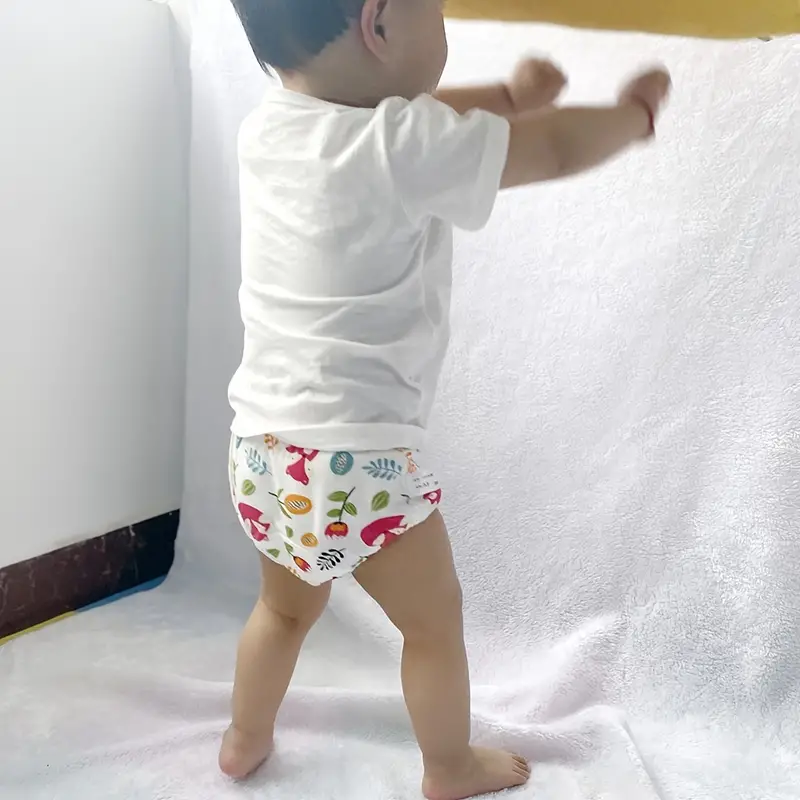 Baby Kids Waterproof Reusable Cotton Infant Potty Training Pants Nappy  Children