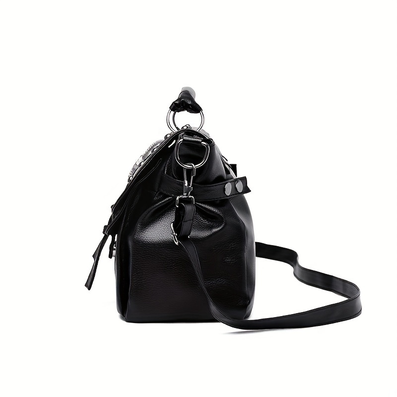 Japanese women gothic y2k chain messenger bag shoulder bag handbag