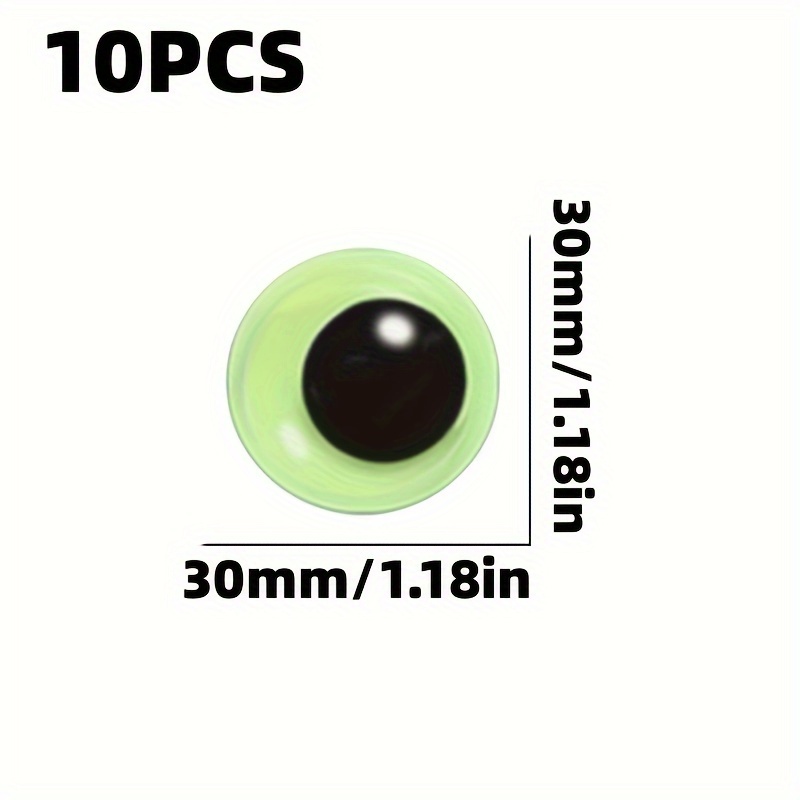 Glow In Dark Googly Wiggle Eyes Self Adhesive Luminous - Temu