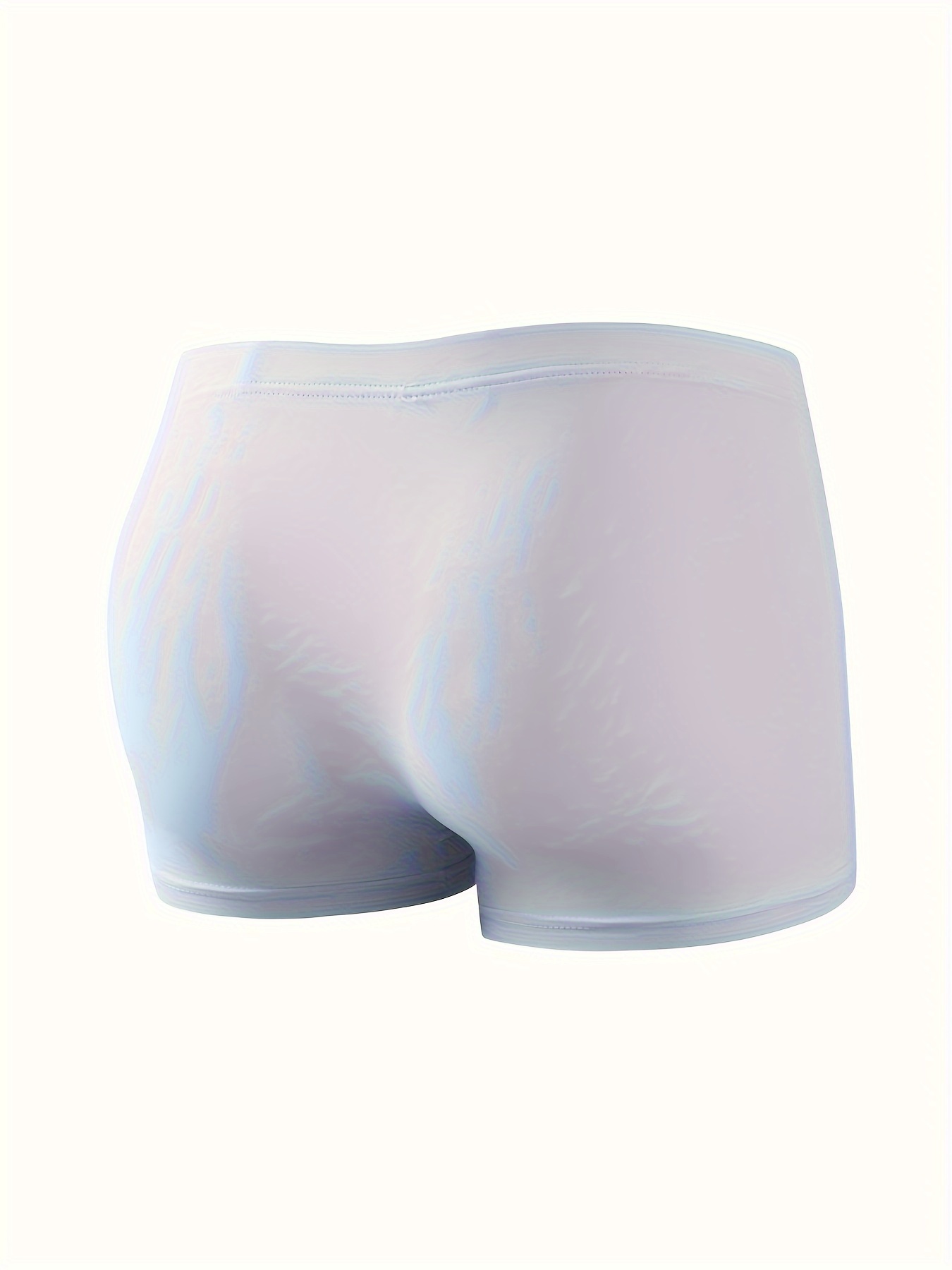 Men's Ice Silk Ultra thin Seamless Breathable Solid Color - Temu