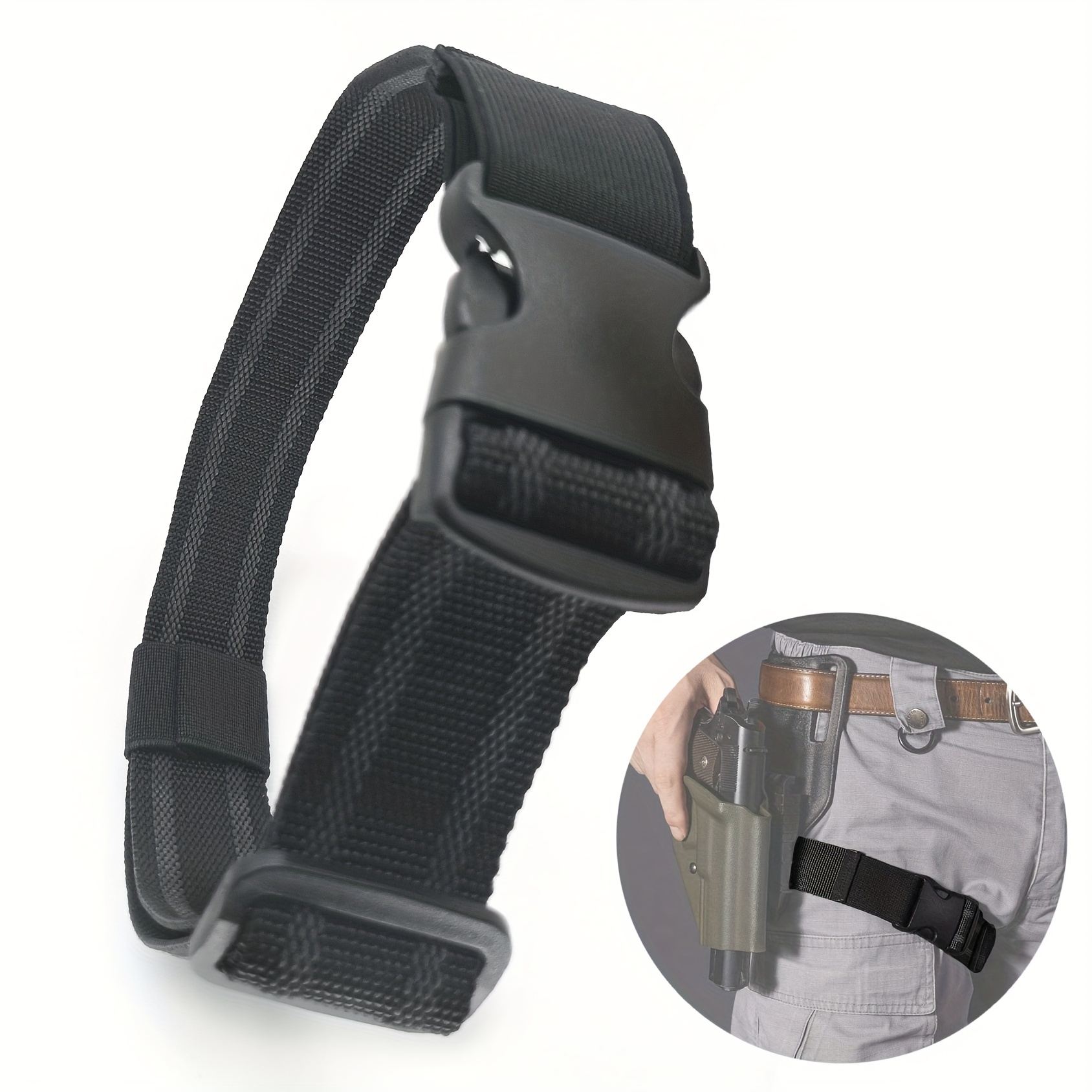 Tactical Strap Elastic Band for Thigh Holster Leg Hanger Quick Pull Draw