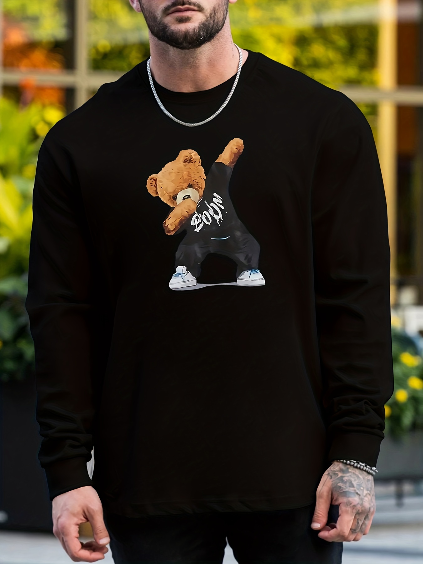 Black Bear Long Sleeve T-Shirt