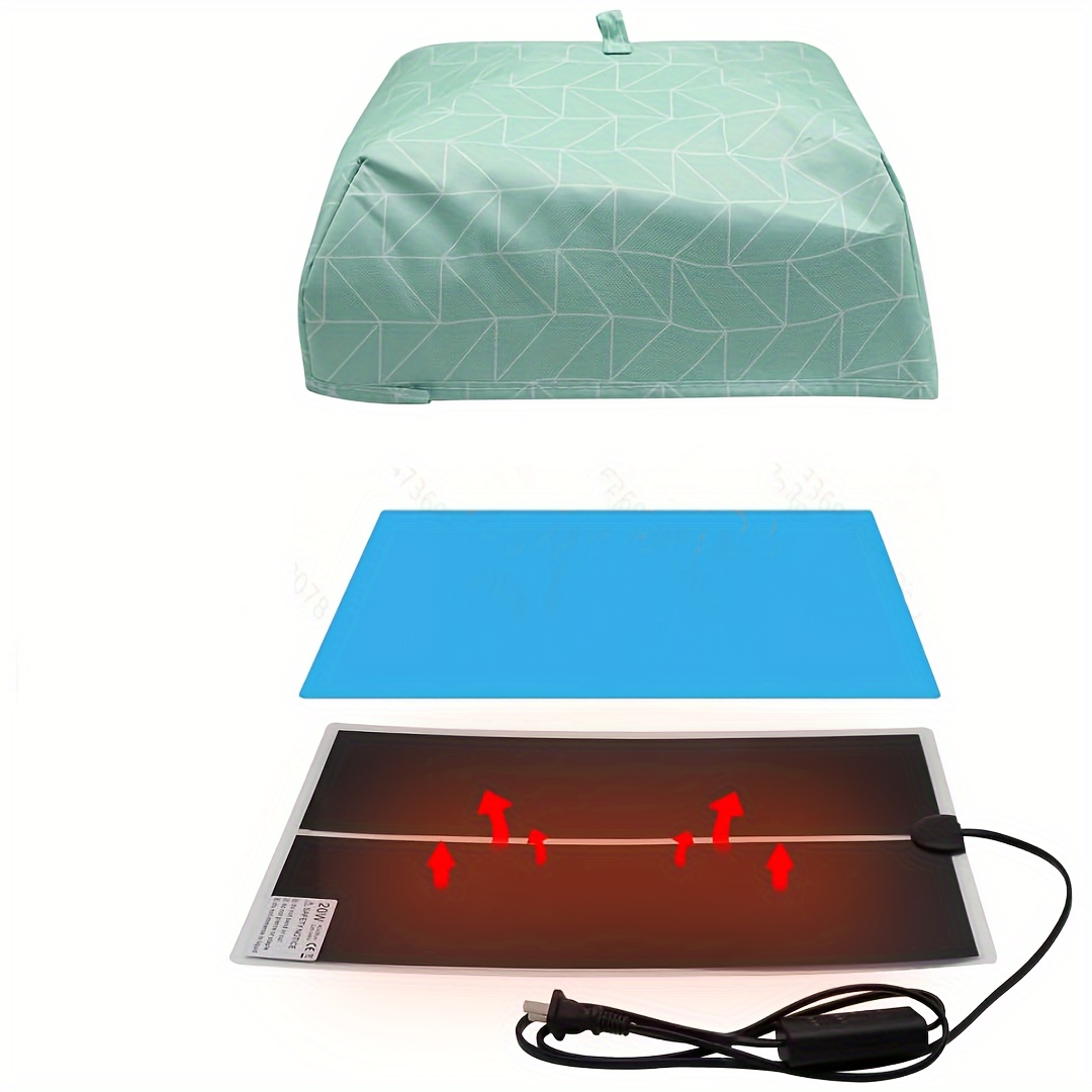 Resin Heating Mat, Fast Resin Curing Machine with Timer and Silicone Mat,  Large Drying Pad for