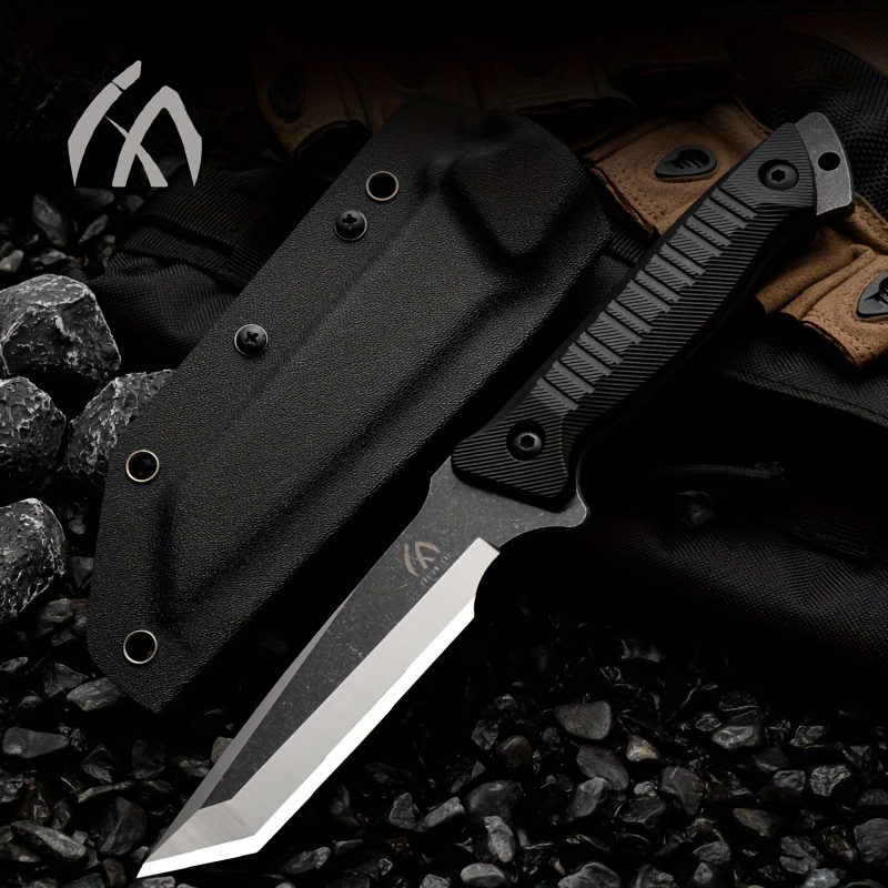  HX OUTDOORS Un cuchillo táctico Trident de alta dureza  herramienta de supervivencia de campo cuchillo de autodefensa cuchillo  militar cuchillo recto al aire libre : Todo lo demás