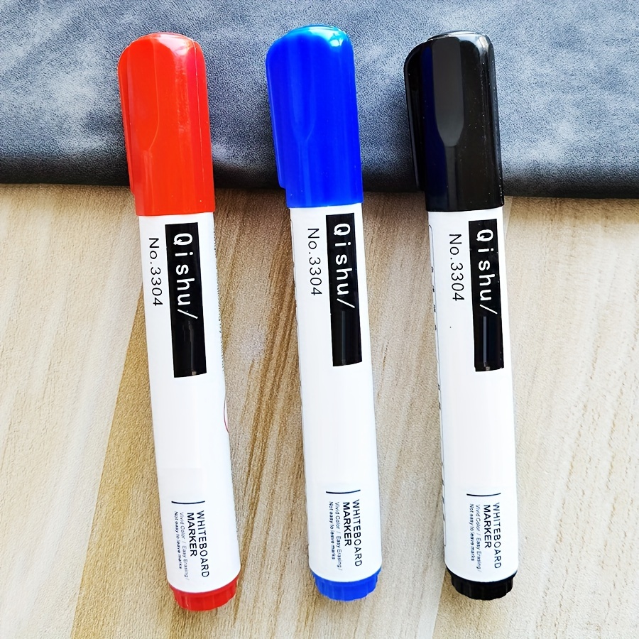 Rotuladores de pizarra blanca para estudiantes y niños, marcadores de pizarra  blanca seca, borrador incorporado, bolígrafo