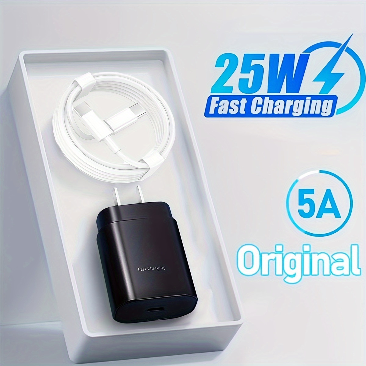 Samsung - Cargador de carga súper rápida de 45 W USB C para Samsung Galaxy  S23/S22/S21/S20/S10/Plus/Ultra/Fe, Note 20/10, Z plegado/abatible, Galaxy  Tab S7/S8/S8+ con cable de carga tipo C de 6 pies : Celulares 