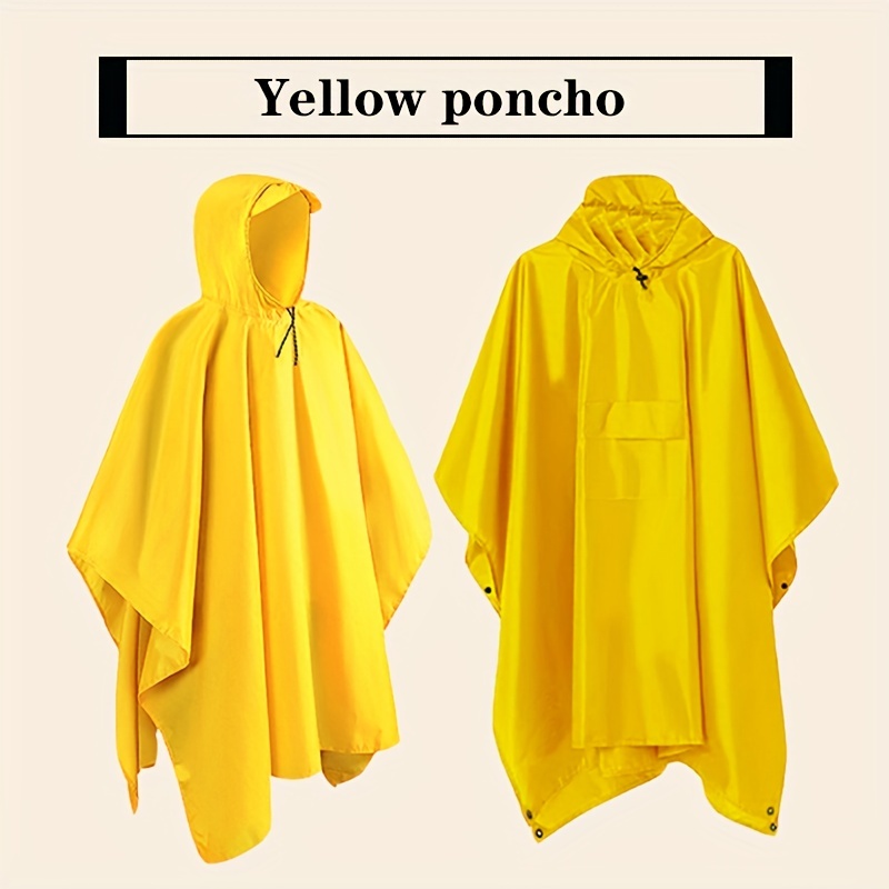CLISPEED Poncho impermeable de 3 piezas, chaqueta de lluvia para ciclismo,  capa de lluvia para adultos, capa de lluvia, impermeable, impermeable
