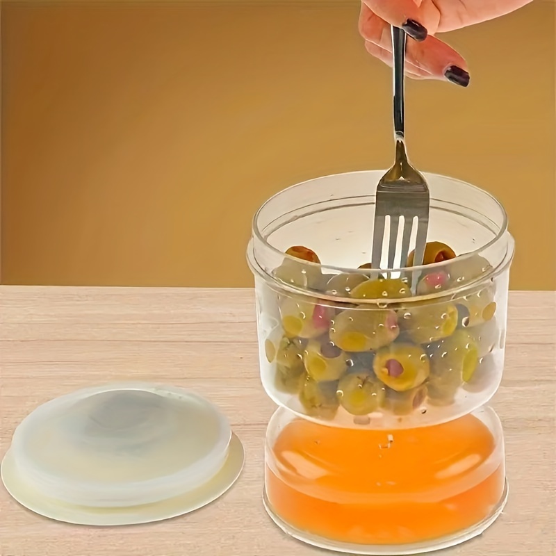 Kitchen Wet Dry Separation Dispenser Kinds Pickles Travel - Temu