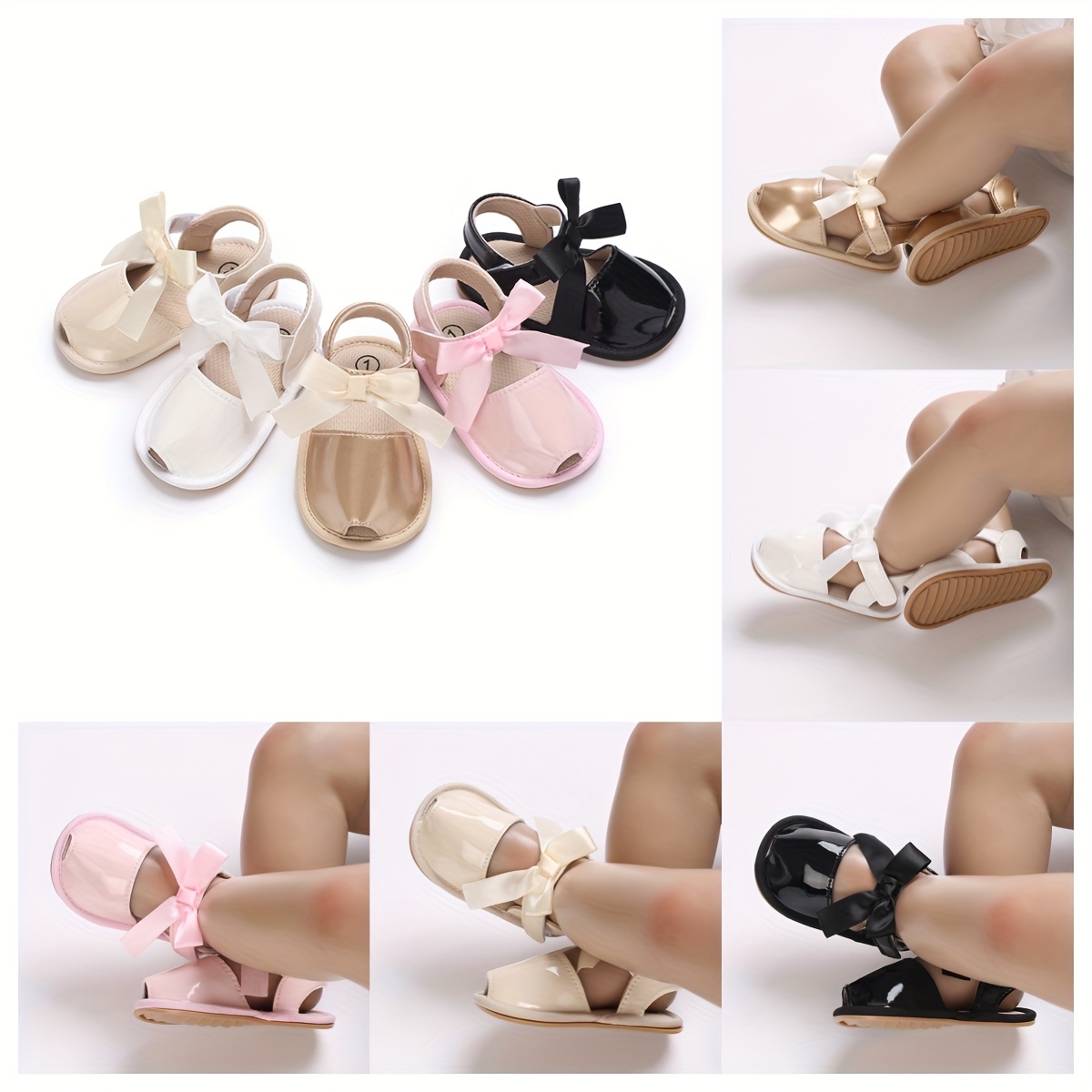 Sandalias de tela para bebe online niña