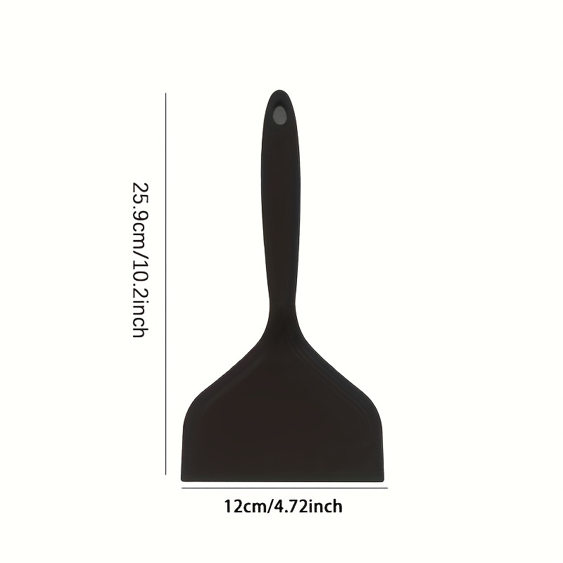 Silicone Pancakes Shovel Wide Spatula Turner Nonstick Fried Shovel Fish  Spatula Silicone Wide Flexible Turner for Nonstick Cookware Egg Cookie  Omelette 