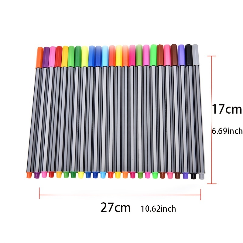 Fineliners Pens, Fineliner Color Pen Set Sketch Writing Drawing