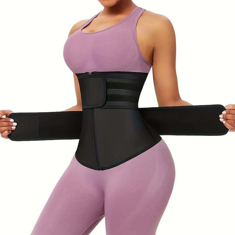 Waist Trainer for Women Plus Size - Waist Wraps for Stomach - Lower Belly  Fat Waist Trainer for workout - Waist Wrap for Gym, Brown, One Size :  : Health & Personal Care