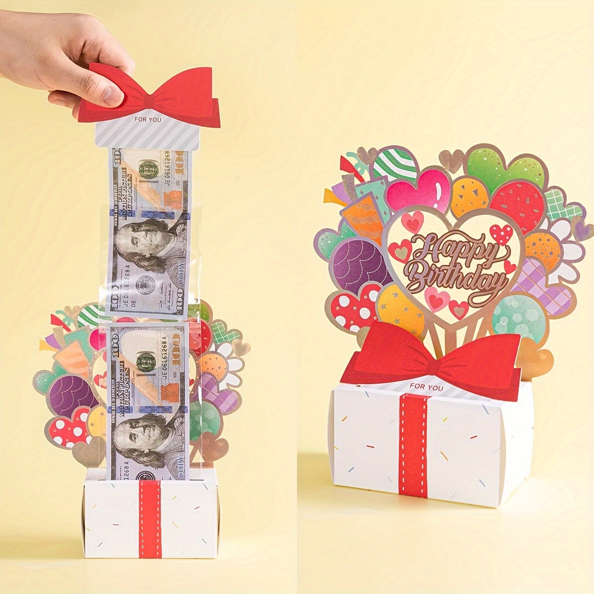 Flip Wedding Gift Wooden Box Birthday Gift Comeback Candy - Temu