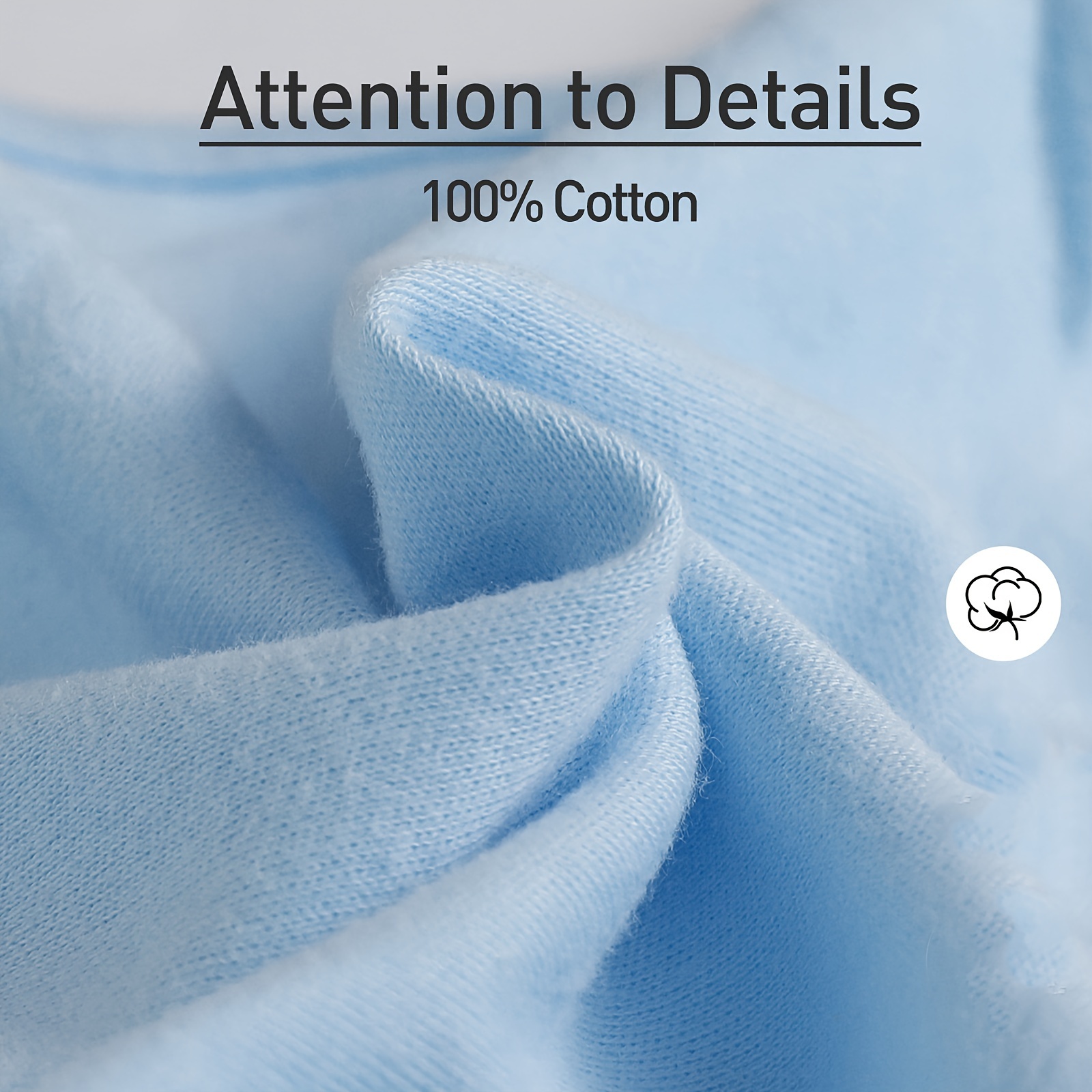 Blue  Gllquen Baby Swaddle 0-3 Months 3 Pack