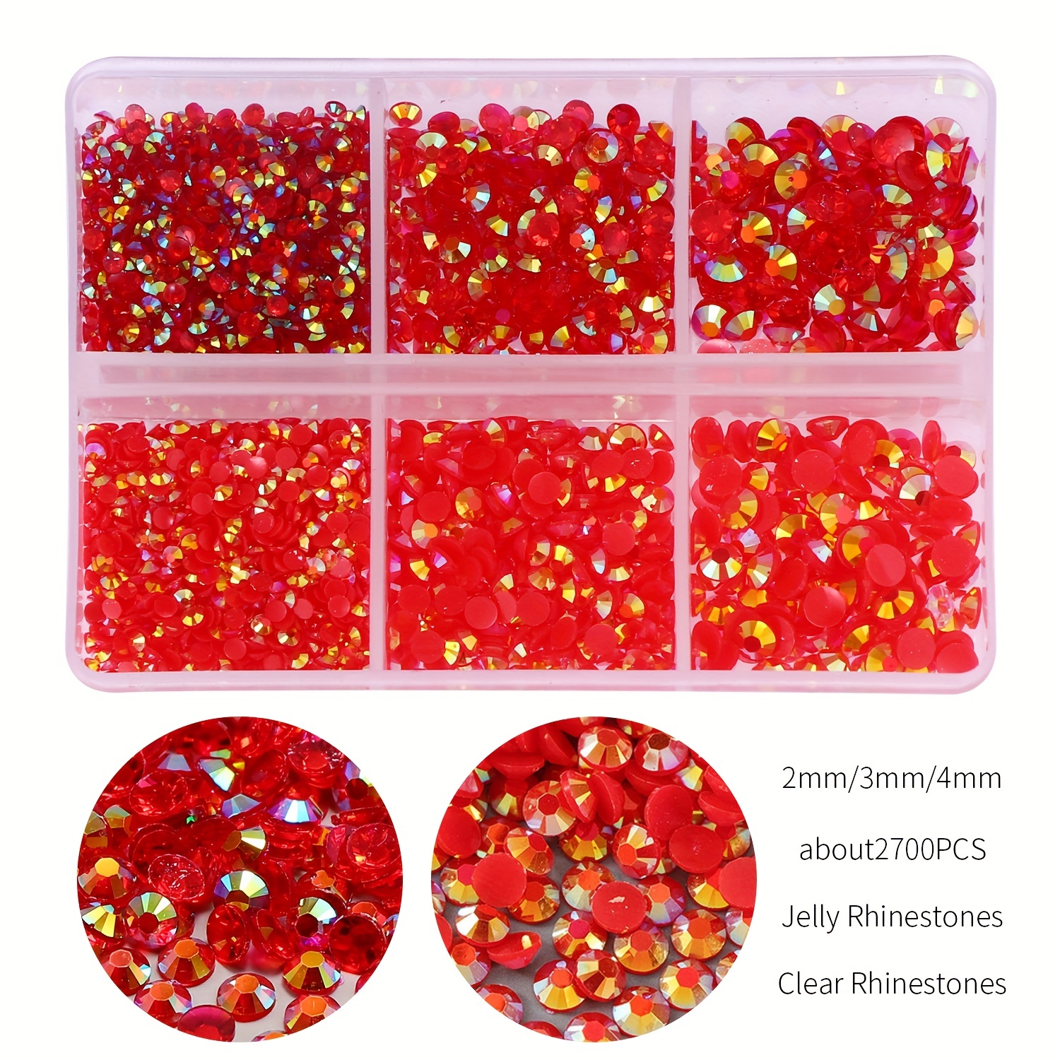  2120Pcs Red Nail Crystals Emerald Green Nail Rhinestones  Crystals Glass Gems Stones Multi Shapes Sizes Green Red Round Beads  Flatback Rhinestones for Nail DIY Crafts Clothes Shoes Jewelry : Beauty 