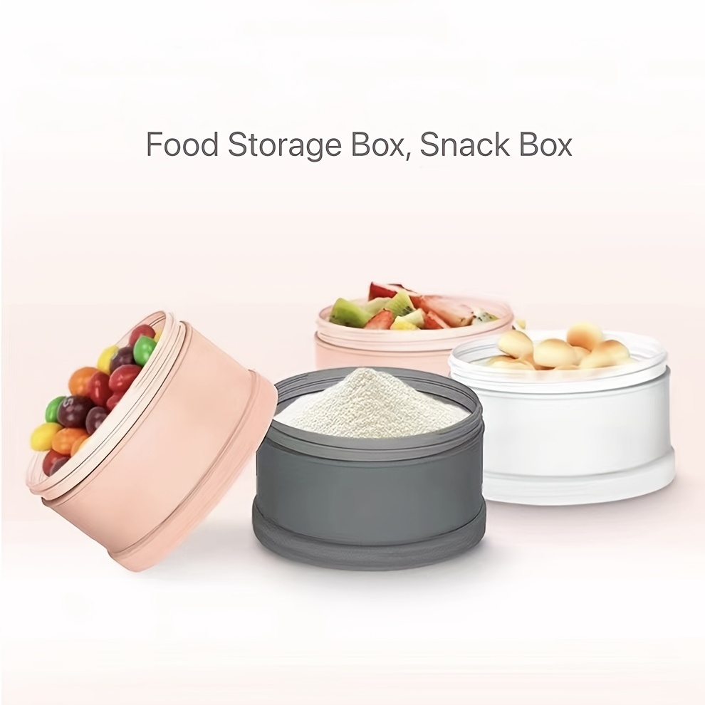 1 boîte de stockage de lait de préparation pour bébé, distributeur de boîte  de lait en poudre portable pour nourrissons, récipient de nourriture