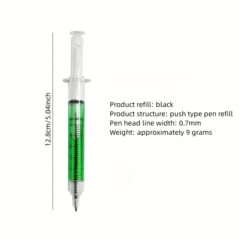 Syringe Pens Retractable Fun Nurse Pens Novelty Multi Colors - Temu