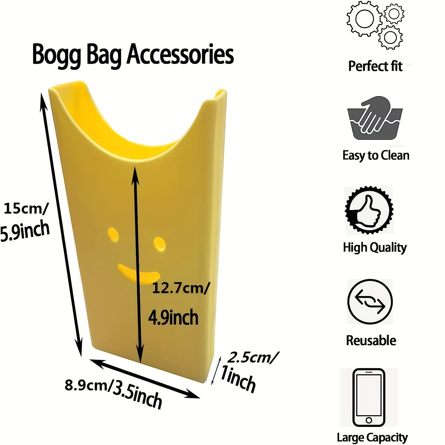 1pc Phone Holder Insert Accessory Compatible with Bogg Bags, Soft Rubber  Accessories for Bogg Bag Decorative Charm Inserts for Storage Phone Case  Key Lipstick Sunglasses Wallet