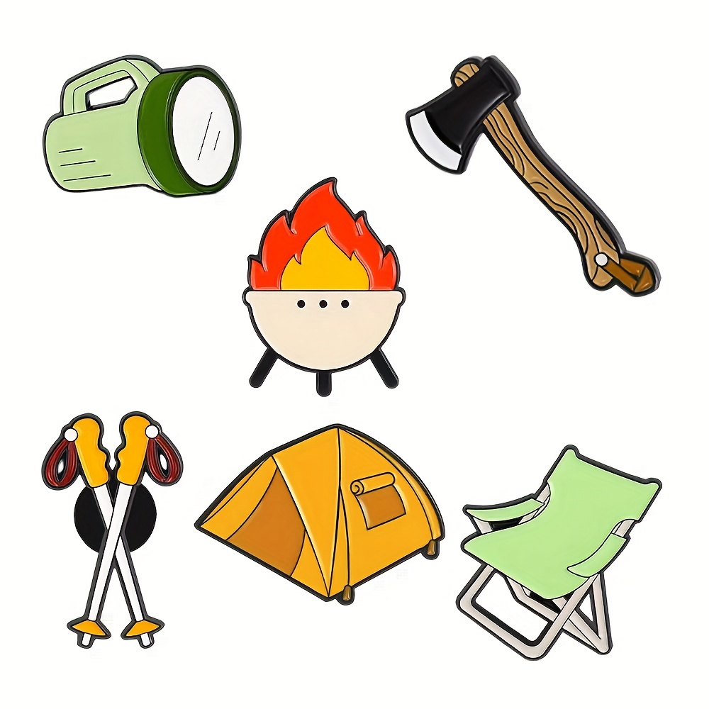 Travel Camping Accessories Clipart