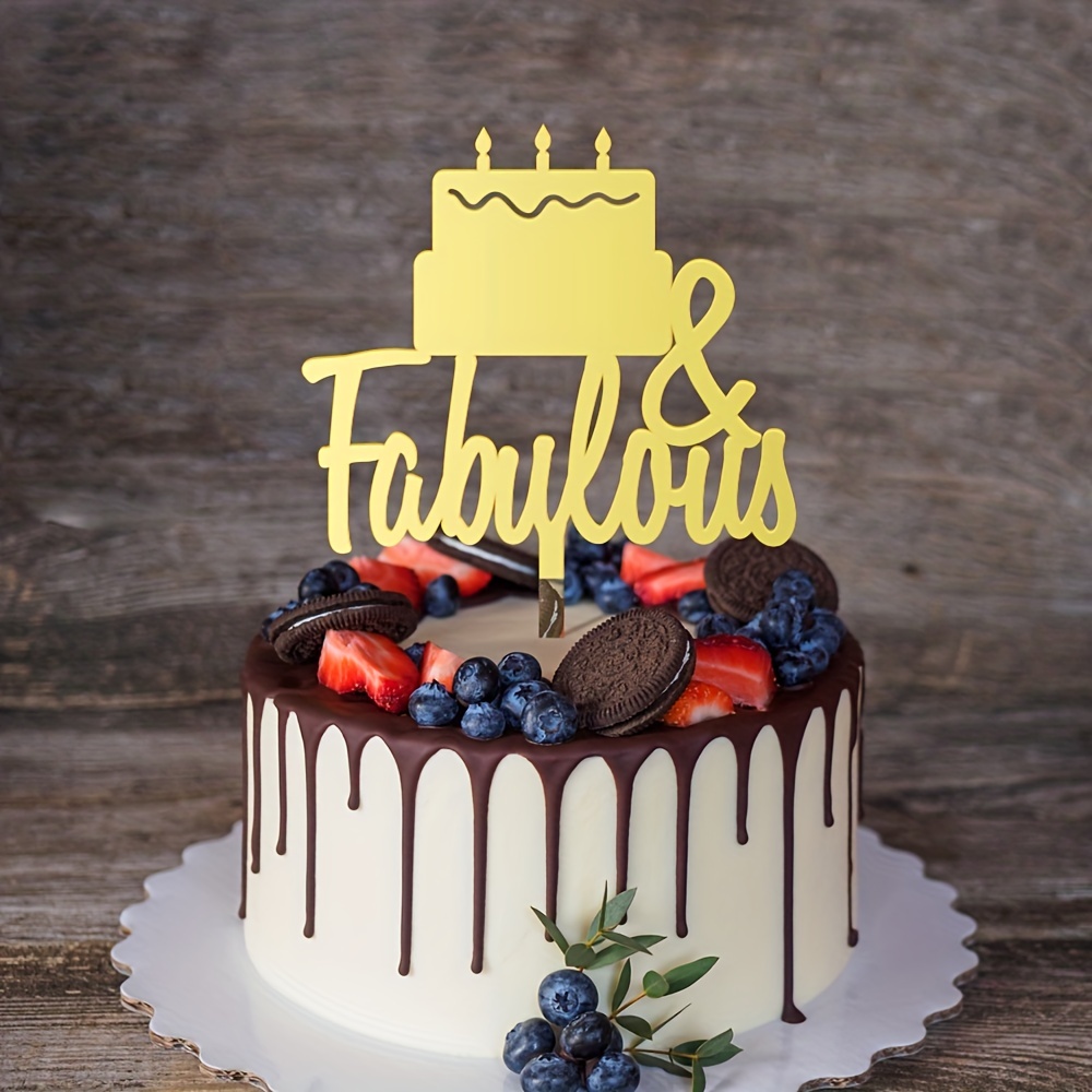 Decorated Chocolate Cake Design 1 by Fab