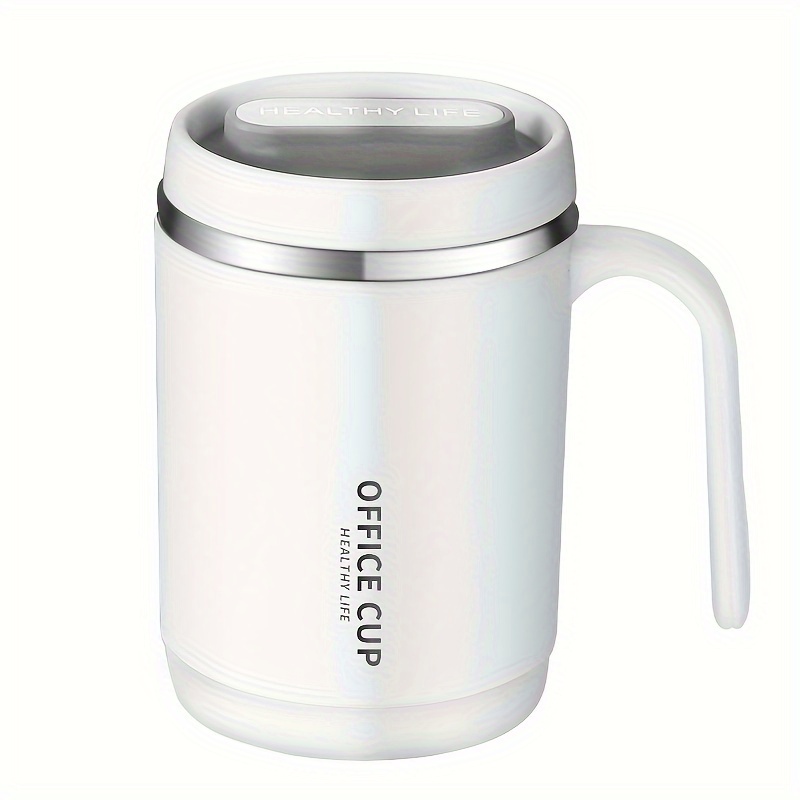 304 Stainless Steel Straw Cup: Kids' Milk Cup With Anti-fall Protection &  Measurement Scale - Temu