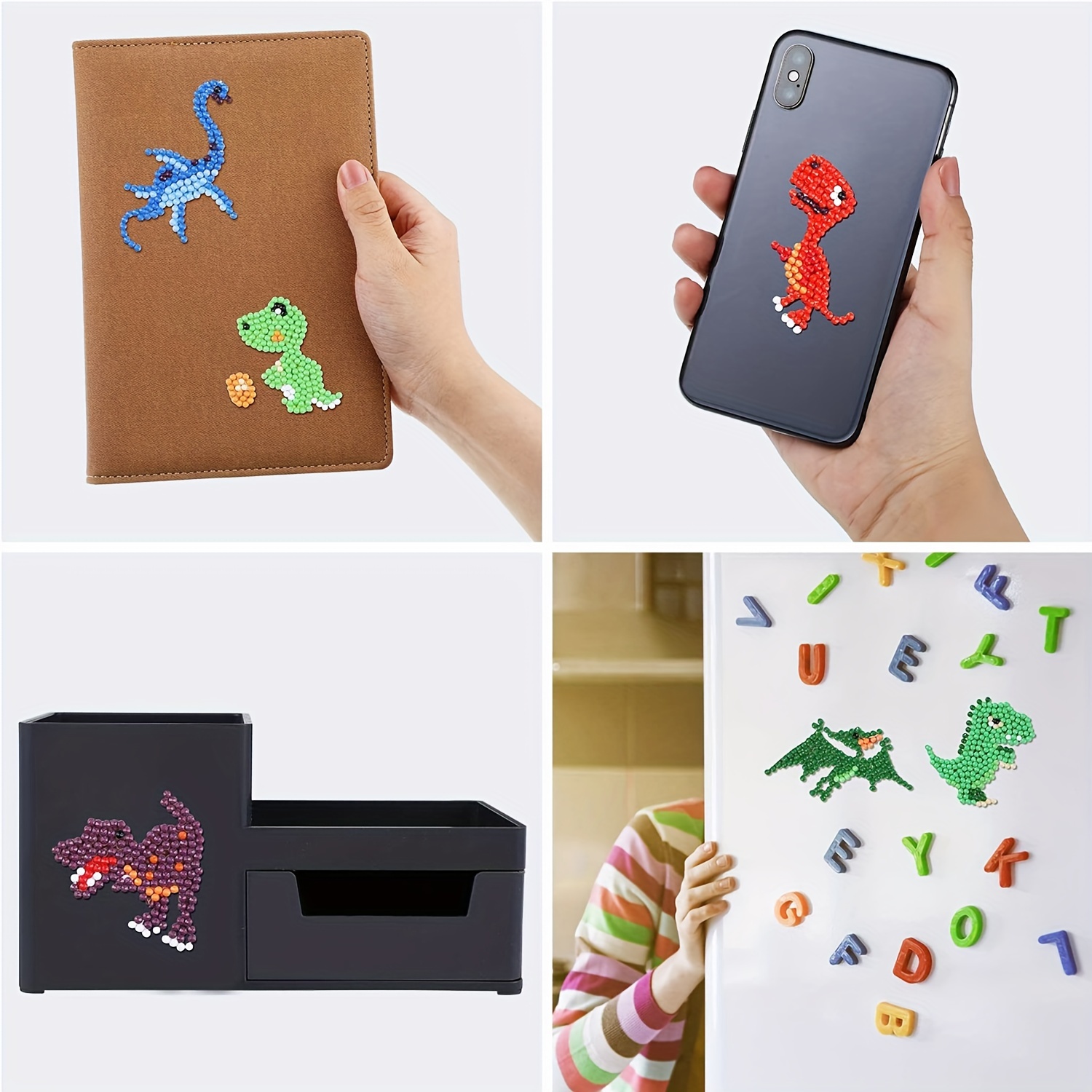 DIY Dinosaur Diamond Painting Sticker Kit for Kids US SELLER Fast